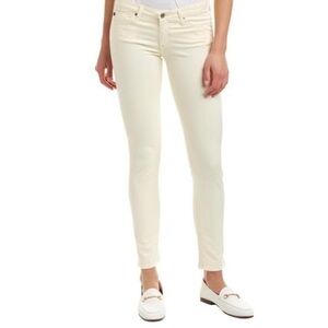 Adriano Gołdschmied The Stilt Mid-Rise Cigarette Skinny Jeans Stretch Yellow 26